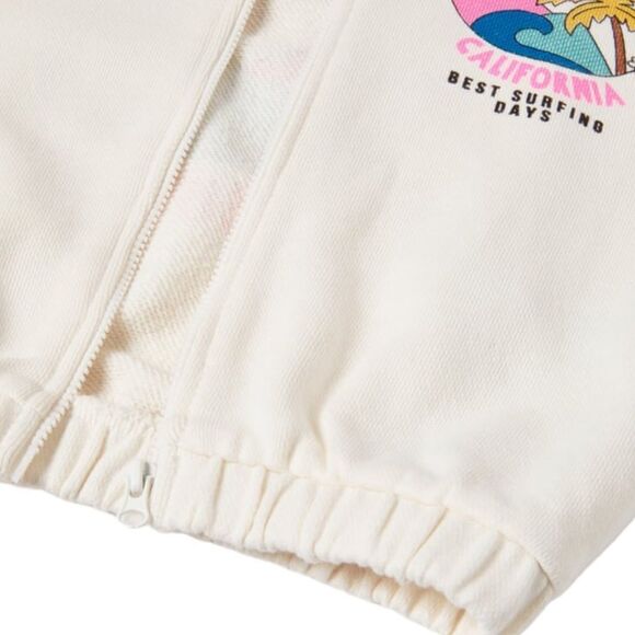 ZARA Kids | Ecru | CALIFORNIA LONG COAST PRINT JACKET - Picture 4 of 6